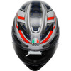 AGV #2118381004-020-XL - K3 Helmet - Space - Matte White/Red Fluo - XL
