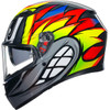 AGV #21183810040122X - K3 Helmet - Birdy 2.0 - Gray/Yellow/Red - 2XL