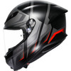 AGV #2118395002-024-S - K6 S Helmet - Karve - Matte Black/Gray/Red - Small