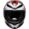 AGV #2118395002-025-XL - K6 S Helmet - Karve - Matte Black/White/Red - XL