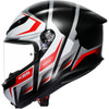AGV #2118395002-025-XXL - K6 S Helmet - Karve - Matte Black/White/Red - 2XL