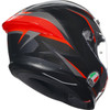 AGV #2118395002014S - K6 S Helmet - Slashcut - Black/Gray/Red - Small