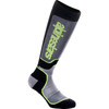 Alpinestars #4742324-175-ML - Youth MX Plus Socks - Black/Gray/Yellow - Medium/Large