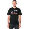 Alpinestars #1214-73106-1232-M - Always 2.0 CSF T-Shirt - Black/White/Red - Medium
