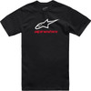 Alpinestars #1214-73106-1232-XL - Always 2.0 CSF T-Shirt - Black/White/Red - XL