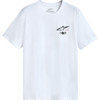 Alpinestars #1215-72270-20-L - Asym CSF T-Shirt - White - Large