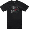 Alpinestars #1214-73116-10-2XL - MX Helmet T-Shirt - Black - 2XL