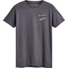 Alpinestars #123372150182XL - Flagged T-Shirt - Charcoal - 2XL