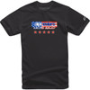 Alpinestars #12137261010XXL - USA Again T-Shirt - Black - 2XL