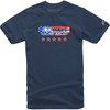 Alpinestars #12137261070M - USA Again T-Shirt - Navy - Medium