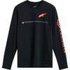 Alpinestars #1215-71200-10-L - Committed Long-Sleeve CSF T-Shirt - Black - Large