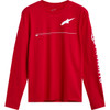 Alpinestars #1215-71200-30-M - Committed Long-Sleeve CSF T-Shirt - Red - Medium