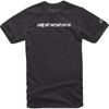 Alpinestars #12127202010112X - Linear Wordmark T-Shirt - Black/Gray - 2XL