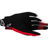 Alpinestars #3560125-1303-XL - Techstar MX Gloves - Black/Bright Red - XL