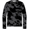 Alpinestars #1214-71010-160-XL - Performance Long-Sleeve T-Shirt - Black/Camo - XL