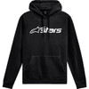Alpinestars #1244-52030-1020-L - Blaze V3 Pullover Hoodie - Black/White - Large