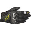 Alpinestars #3570518-155-M - SMX-1 Air V2 Gloves - Black/Fluo Yellow - Medium