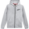 Alpinestars #1212536001126XL - Ageless Zip Hoodie - Heather Gray/Black - XL