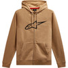 Alpinestars #1038530522310M - Ageless II Zip Hoodie - Sand/Black - Medium