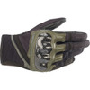 Alpinestars #3568721-1681-2X - Chrome Gloves - Black/Forest - 2XL