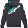 Alpinestars #1215-53200-190-M - Variegate Zip Hoodie - Gunmetal - Medium