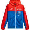 Alpinestars #1213510703171L - H Block Hoodie - Warm Red/Bright Blue - Large