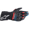 Alpinestars #3558423-1317-2X - Honda SP-8 V3 Gloves - Black/Bright Red/Blue - 2XL