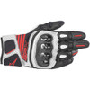 Alpinestars #3567319-1231-L - SPX AC V2 Gloves - Black/White/Fluo Red - Large