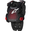 Alpinestars #67001231431M/L - A-1 Pro Chest Guard - Anthracite/Black/Red - M/L