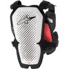 Alpinestars #6700123213XL2X - A-1 Pro Chest Guard - White/Black/Red - XL/2XL