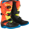 Alpinestars #2014024-4755-5 - Youth Tech3S Boots - Orange/Blue/Yellow/Black - US 5 / EU 38