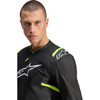 Alpinestars #3301025-155-3XL - T-SPS Air v2 Jacket - Black/Yellow Fluo - 3XL
