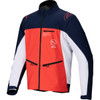 Alpinestars #3700225-7162-S - Lite-Dura Softshell Jacket - Navy/Orange/White - Small