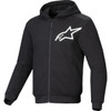 Alpinestars #4200325-12-S - Chrome v2 Sport Hoodie - Black/White - Small
