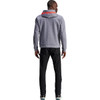 Alpinestars #4200325-9199-S - Chrome v2 Sport Hoodie - Heather Gray/Red Fluo - Small