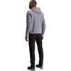 Alpinestars #4200325-9199-S - Chrome v2 Sport Hoodie - Heather Gray/Red Fluo - Small