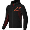 Alpinestars #4200425-1030-2XL - Chrome Air Sport Hoodie - Black/Red Fluo - 2XL