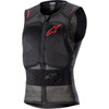 Alpinestars #6508123-009-XL - Nucleon Flex Pro Protection Vest - Black/Red - XL