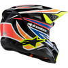 Alpinestars #8302025-1574-YM - Youth SM3 Helmet - Wurx - Gloss Black/Yellow Fluo/Blue/Red Medium