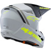 Alpinestars #8301825-9510-YL - Youth SM3 Helmet - Radium - Matte Gray/Black/Yellow Fluo - Large
