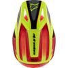 Alpinestars #8301625-3051-YM - Youth SM3 Helmet - Fray - Gloss Red/Yellow Fluo/Black - Medium