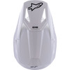 Alpinestars #8300326-2180-XXL - SM3 Helmet - Solid - Gloss White - 2XL