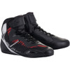 Alpinestars #2510319193085 - Faster-3 Rideknit® Shoes - Black/Silver/Red - US 8.5 / EU 41