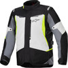 Alpinestars #3200625-9145-M - ST-1 WP Jacket - Ice Gray/Black/Yellow Fluo - Medium