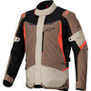Alpinestars #3200625-866-XL - ST-1 WP Jacket - Dark Khaki/Sand/Black/Red Fluo - XL