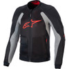 Alpinestars #3301225-1087-3XL - Troop-Air Jacket - Black/Ash Gray/Bright Red - 3XL