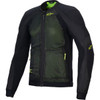 Alpinestars #3301225-168-S - Troop-Air Jacket - Black/Fluo Yellow - Small