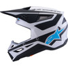 Alpinestars #8301026-1949-XXL - SM3 Helmet - Heat - Matte Silver/Blue/Black - 2XL