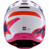 Alpinestars #8301026-2052-XS - SM3 Helmet - Heat - Gloss White/Purple/Pink - XS