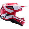 Alpinestars #8301026-3126-S - SM3 Helmet - Heat - Gloss Red/White/Black - Small